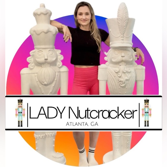 JUMBO DIY 5’3FT Nutcracker - SOLID WHITE - Picture 3 of 8